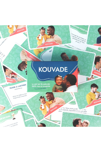 Kouvade, le jeu de cartes pour futurs papas