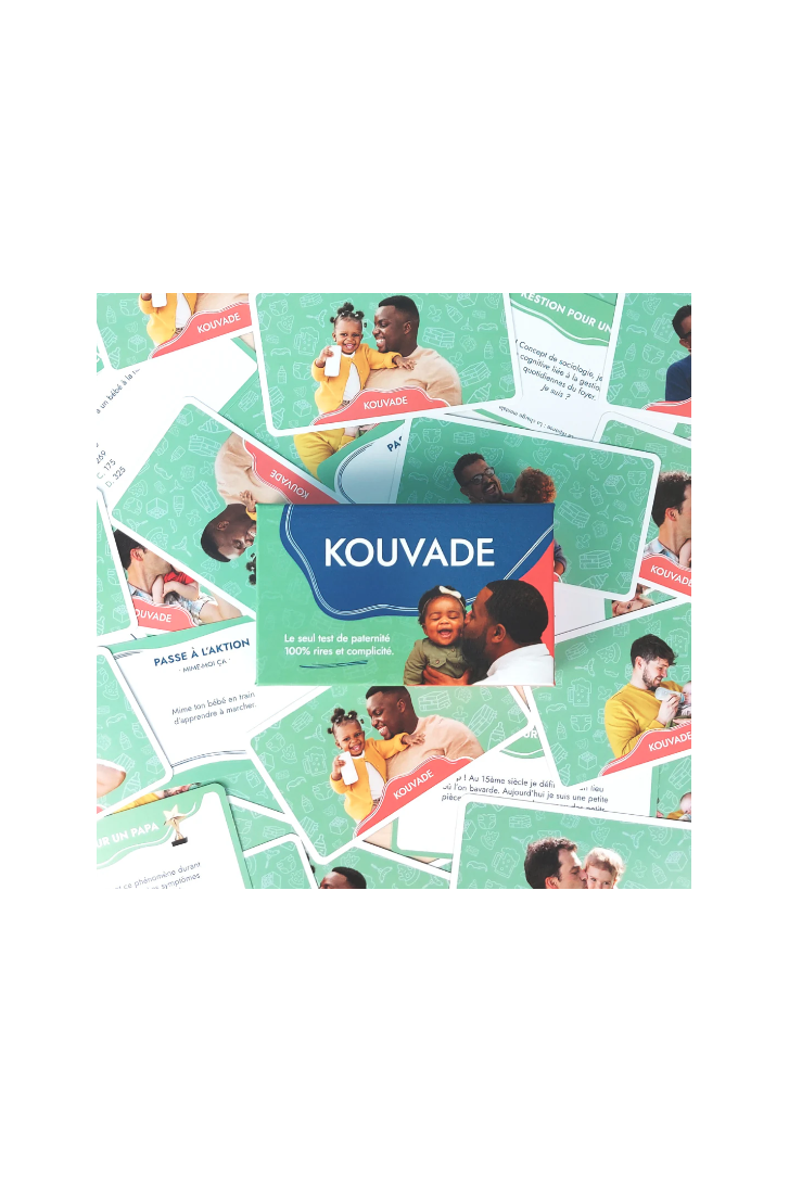 Kouvade, le jeu de cartes pour futurs papas