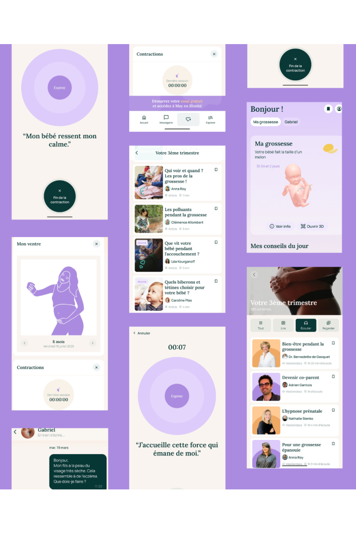 1 mois gratuit sur l'appli MAY