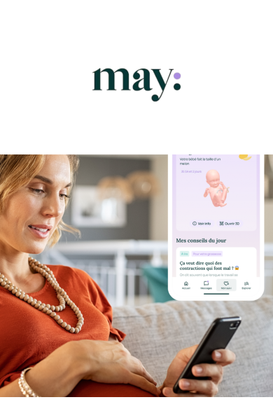 1 mois gratuit sur l'appli MAY