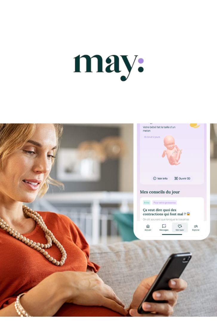 1 mois gratuit sur l'appli MAY