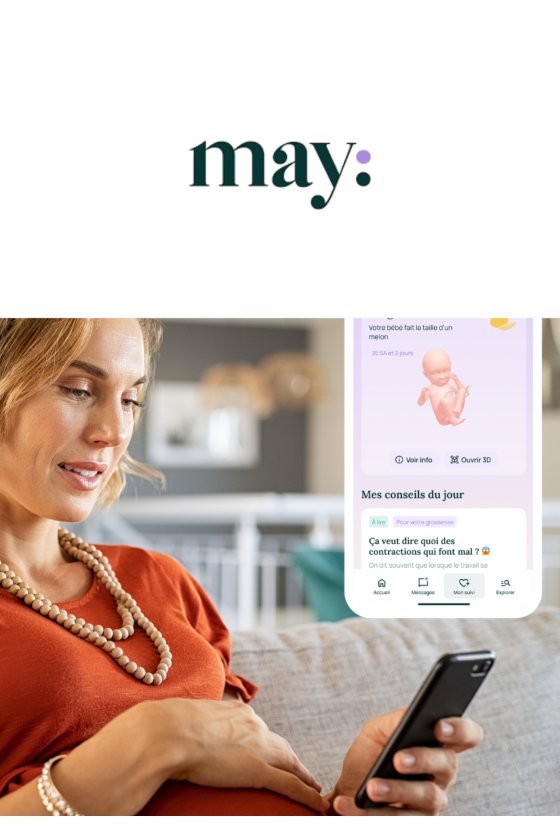 1 mois gratuit sur l'appli MAY