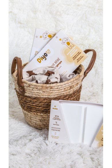 2 feuilles de Lessive bébé Diyoo