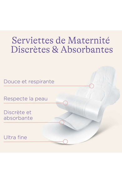 Serviette post-partum LANSINOH gratuite