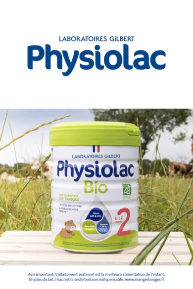 Code promo -15% sur le site Physiolac