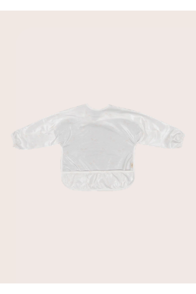 Bavoir tablier manches longues imperméable en coton bio