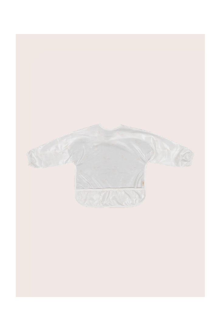Bavoir tablier manches longues imperméable en coton bio