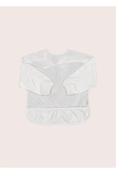 Bavoir tablier manches longues imperméable en coton bio